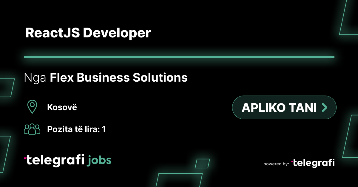 Flex Business Solutions - ReactJS Developer